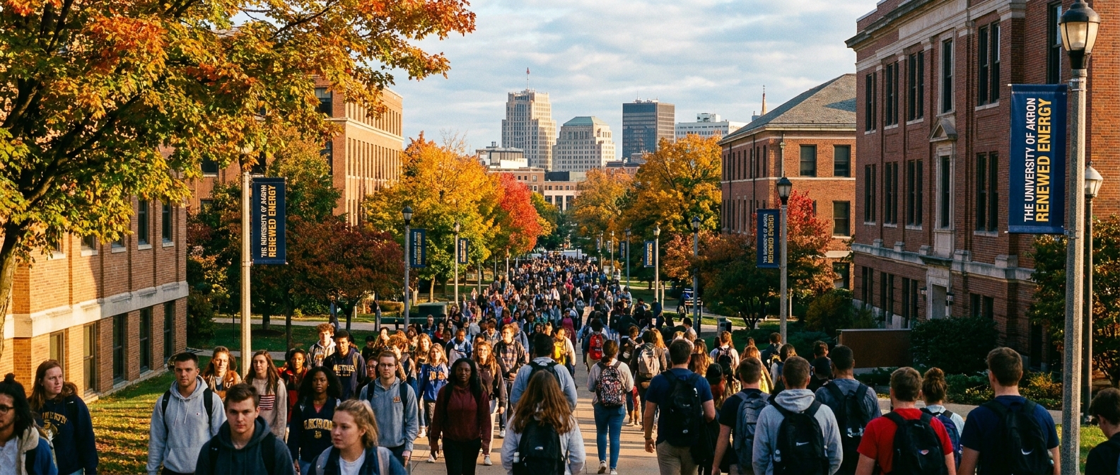 University of Akron Enrollment Surges 3.4% — What's Driving the Rebound and What It Means for the Local Economy